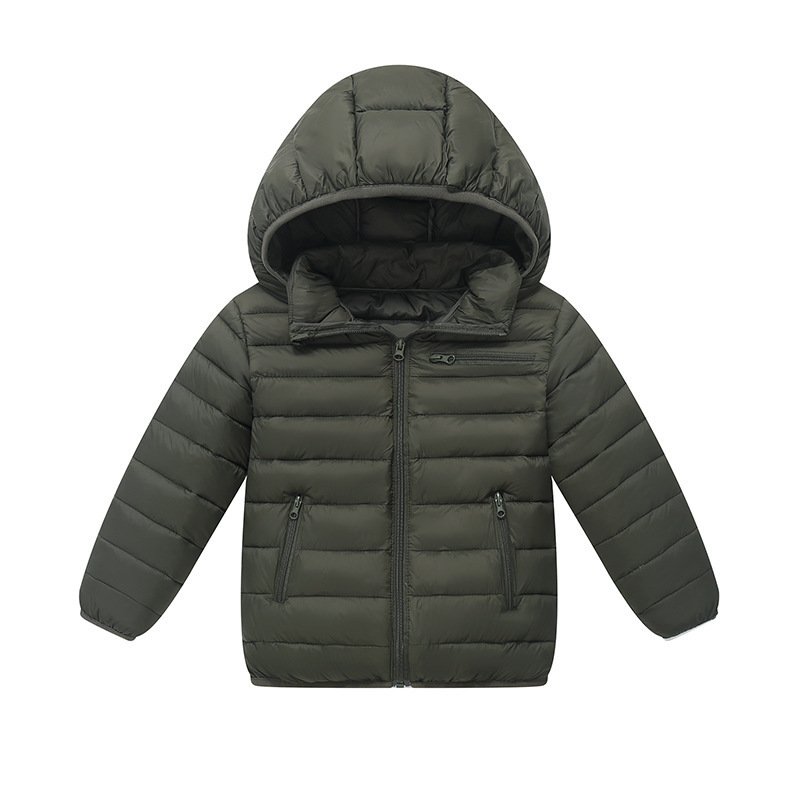 Kids' Hooded Puffer Jacket (6 Colors) - Image 2