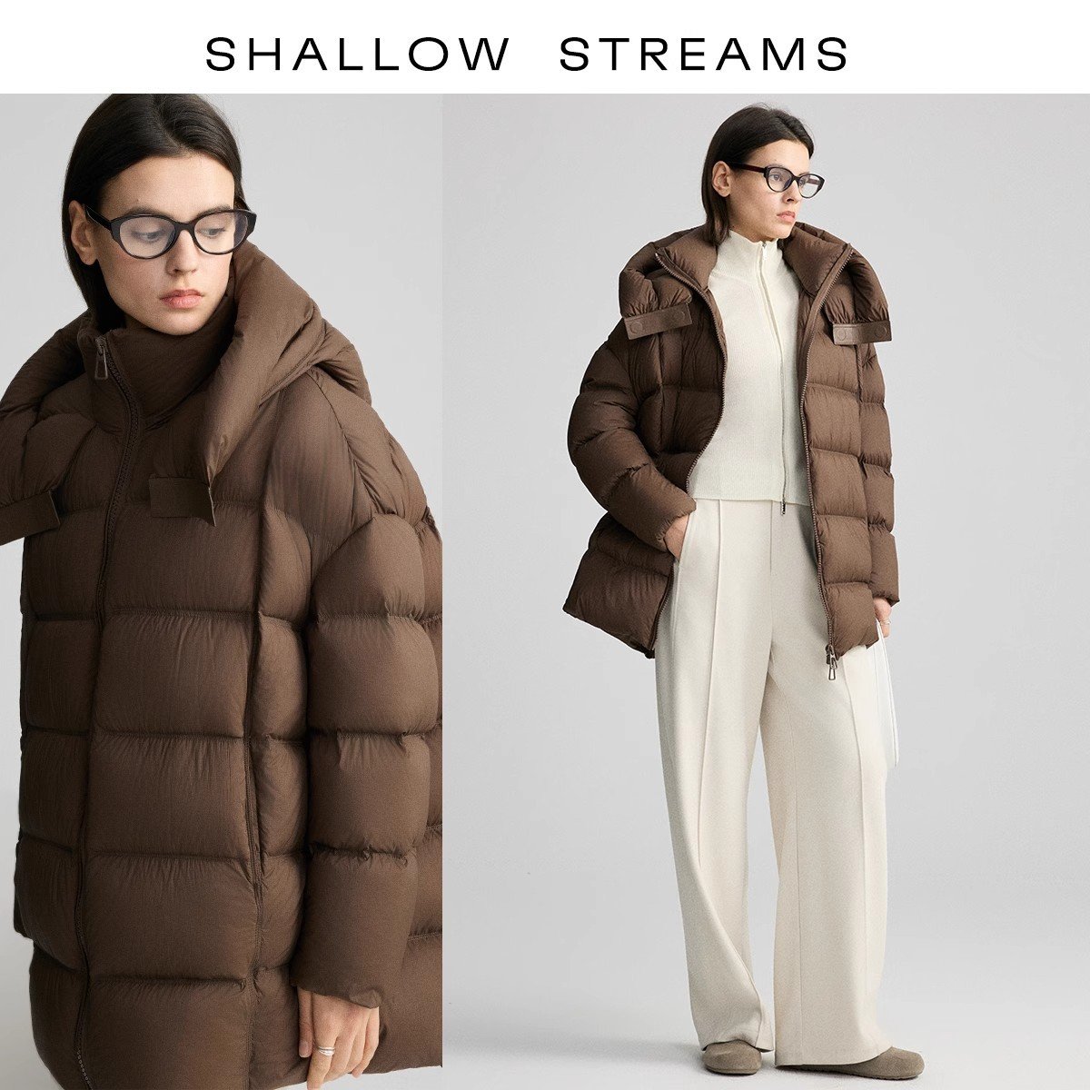 Obsidian Oversized Hooded Puffer