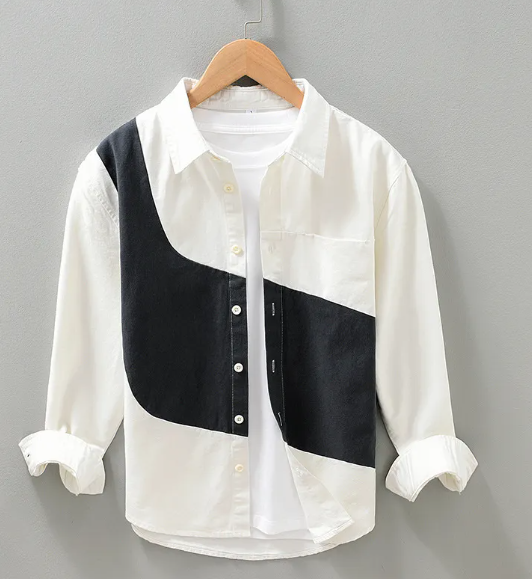 Color-Block Linen-Cotton Shirt Trio - Image 3